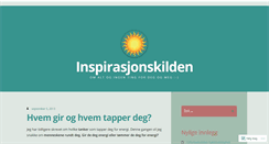 Desktop Screenshot of inspirasjonskilden.com